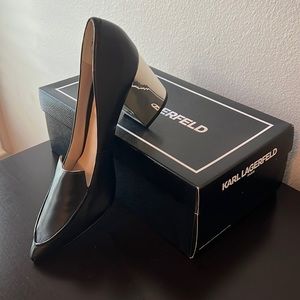 NWT Karl Lagerfeld Aressa Pump in Black
